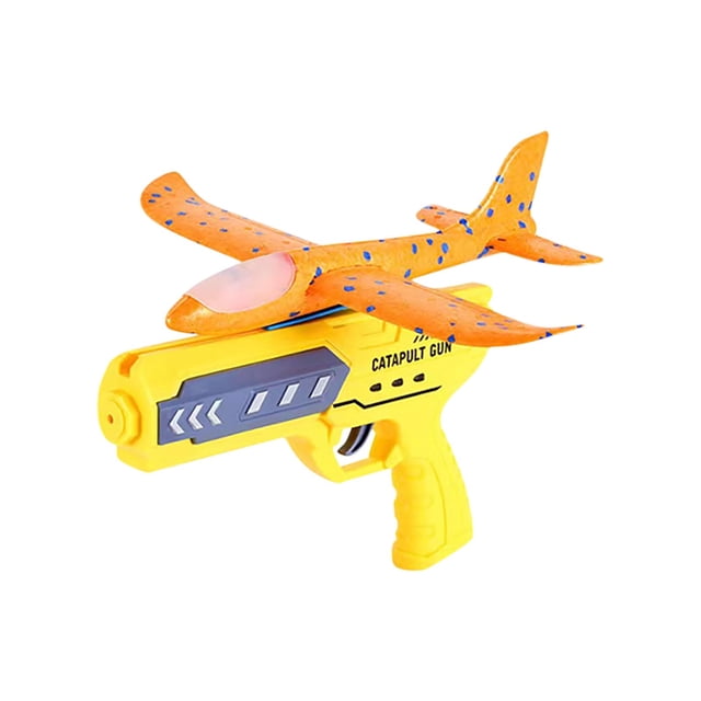 Avión de espuma con catapulta, juguetes para niños y niñas