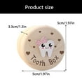 thumbnail image 3 of Handcrafted Baby Tooth Box Storage First Teeth Memory, 3 of 8