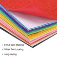thumbnail image 3 of Uxcell 2mm(1/10") Thick Adhesive Glitter Foam Sheet 16x24inch(40x60cm) Gold Tone, EVA Shiny Foam Board for Craft, 6 Pcs, 3 of 8
