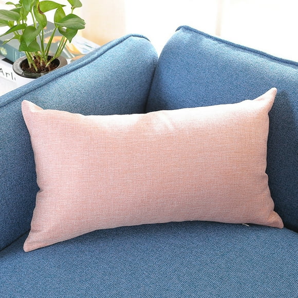 Xihbxyly Funda de Almohada Rectangular de Seda, Estilo Contemporáneo, Lino, con Encanto de Sofá, Elegancia de Cafetería, Estilo Biblioteca, Tamaño 30 X 50 Cm