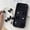 Black, variant on For IPhone 17 Pro Max Case Soft Silicone Shockproof 3D Bow, Pearl With Bead Wristband Cover Case,Pink,For iPhone 17 Pro Max