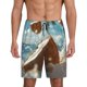 thumbnail image 1 of Fotbe Fresh Coconut Splash Pantalones Cortos de Pijama para Hombre, Ropa de Dormir, Pantalones de Pijama Cortos para Hombre-3X-Large, 1 of 6