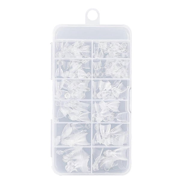 240x Half Cover False Nails Acrylic Nail Tips False Nails Tips Soft Gels Nails Tips Clear Nail Tips Press On Nails