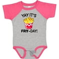 thumbnail image 3 of Inktastic Yay Its Fry Day with Cute French Fries Boys or Girls Baby Bodysuit, 3 of 5