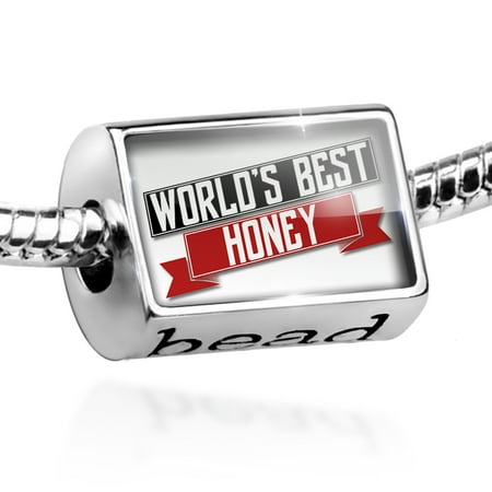 Bead Worlds Best Honey Charm Fits All European (Best Tasting Honey In The World)