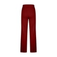 thumbnail image 7 of Wlynlyn Womens Pants Plus Size High Waisted Baggy Straight Leg Lounge Pants Fall Casual Full Length Trousers with Pockets, 7 of 7