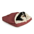 thumbnail image 1 of Snoozer Square Cozy Cave Dog Bed, Small - Red, 1 of 1