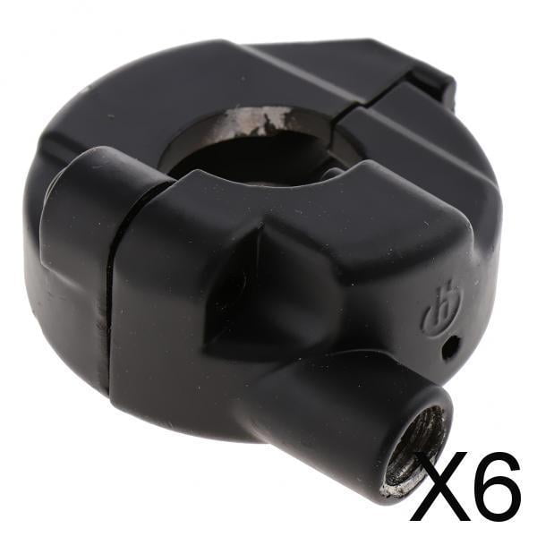 DYNWAVECA 5-6pack Motorcycle Throttle Cable Holder Housing Bracket Mount 6 Pcs