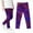 Dark Purple, variant on Odeerbi 3-8 Years Kids Girls Leggings Tie-Dye Gradient Stretchy Tights Compression Pants Summer High Waist Soft Pantyhose