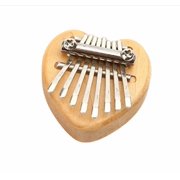 8 Key Mini Kalimba High Quality Exquisite Finger Thumb Piano Marimba Musical Good Accessory Pendant Gift Heart