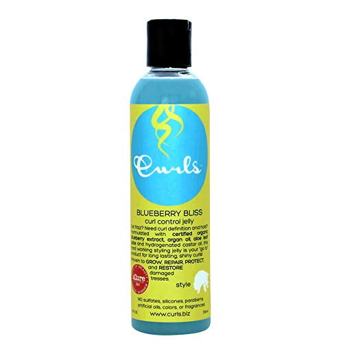 CURLS Blueberry Bliss Curl Control Repairing Spray Hair Styling Gel, 8 fl oz CURLS Blueberry Bliss Curl Control Repairing Spray Hair Styling Gel, 8 fl oz