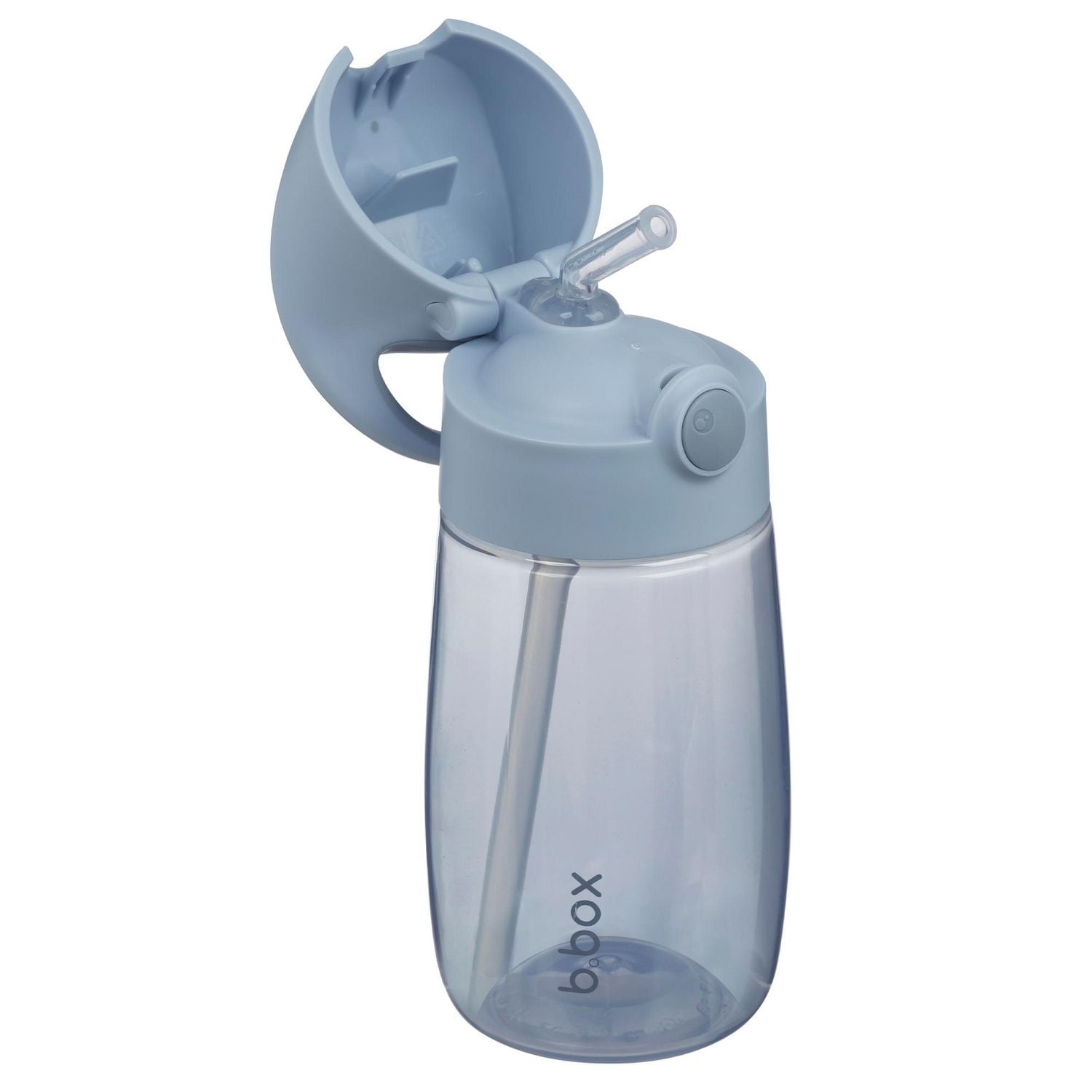 b.box - 380mL Drink Bottle Junior Modern Water Bottle with Flip Straw for Toddlers & Kids. Spill Proof, Leak Proof, BPA Free. Great for School/Daycare or Next Step after Sippy Cups