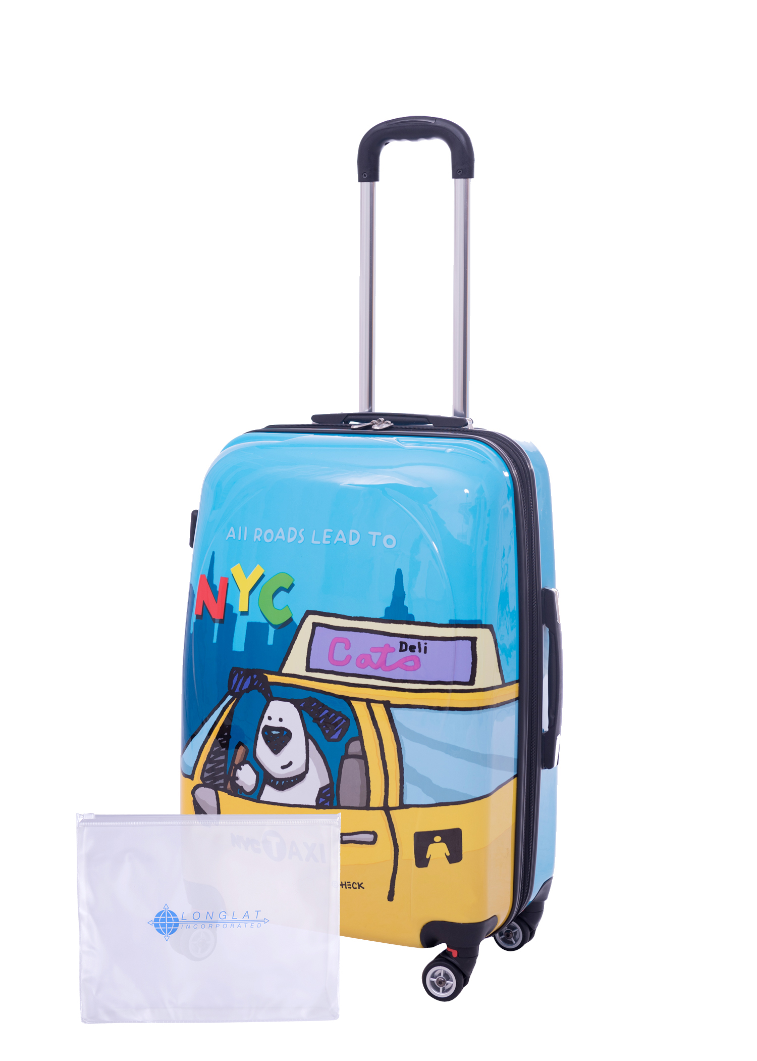 Toy Story Hard-Sided Tween Spinner Luggage 20 Inches Carry-On Travel  Trolley Rolling Suitcase For Kids-Blue