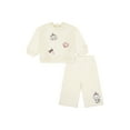 thumbnail image 4 of Marie The Cat Baby Girl 2 Piece Embroidered Sweat Set, Sizes 0-24 Months, 4 of 5