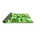 thumbnail image 2 of Ahgly Company Indoor Rectangle Abstract Green Modern Area Rugs, 2' x 3', 2 of 4