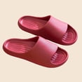 thumbnail image 4 of Womens Red Slide Sandals Lightweight EVA Comfort Cushion Arch Support Waterproof Quick Dry Summer Beach Pool Slippers Outdoor Indoor,Size 4.5-6, 4 of 8