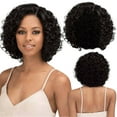 thumbnail image 4 of Bradem Short Curly Bob Lace Front Wig&nbsp;- Human Hair for Black Women, Wavy Design, 4 of 8