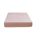thumbnail image 2 of Linnome Fitted Sheet Floral Pattern Breathable Linen Mattress Protector for Single Bed Cool Easy Clean 35.4x78.4in Multicolor#08, 2 of 6