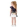 thumbnail image 3 of Pop Idol Halloween Costume, Suit with One Shoulder A-Line Dress and Swim Cap, Cosplay Outfit for Anime Singer Birthday Party, 3 of 3