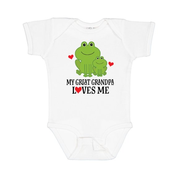 Inktastic My Great Grandpa Loves Me Boys Boys Baby Bodysuit