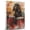 Afghan Hound, variant on English Springer Spaniel Dog Stretched Canvas Size 8x12 – Drum Kit Theme Dog Art for Wall, English Springer Spaniel Dog Playing Drum Kit Wall Art, Dog Lover Canvas Decor
