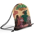 thumbnail image 5 of Legend Quest Drawstring Backpack Bag Party Favors Goodies Merch Gym Waterproof Swimming Beach Fans, 5 of 6