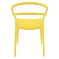 thumbnail image 3 of Compamia Mila Chaise de Salle à Manger avec Accoudoirs Jaune, 3 of 10