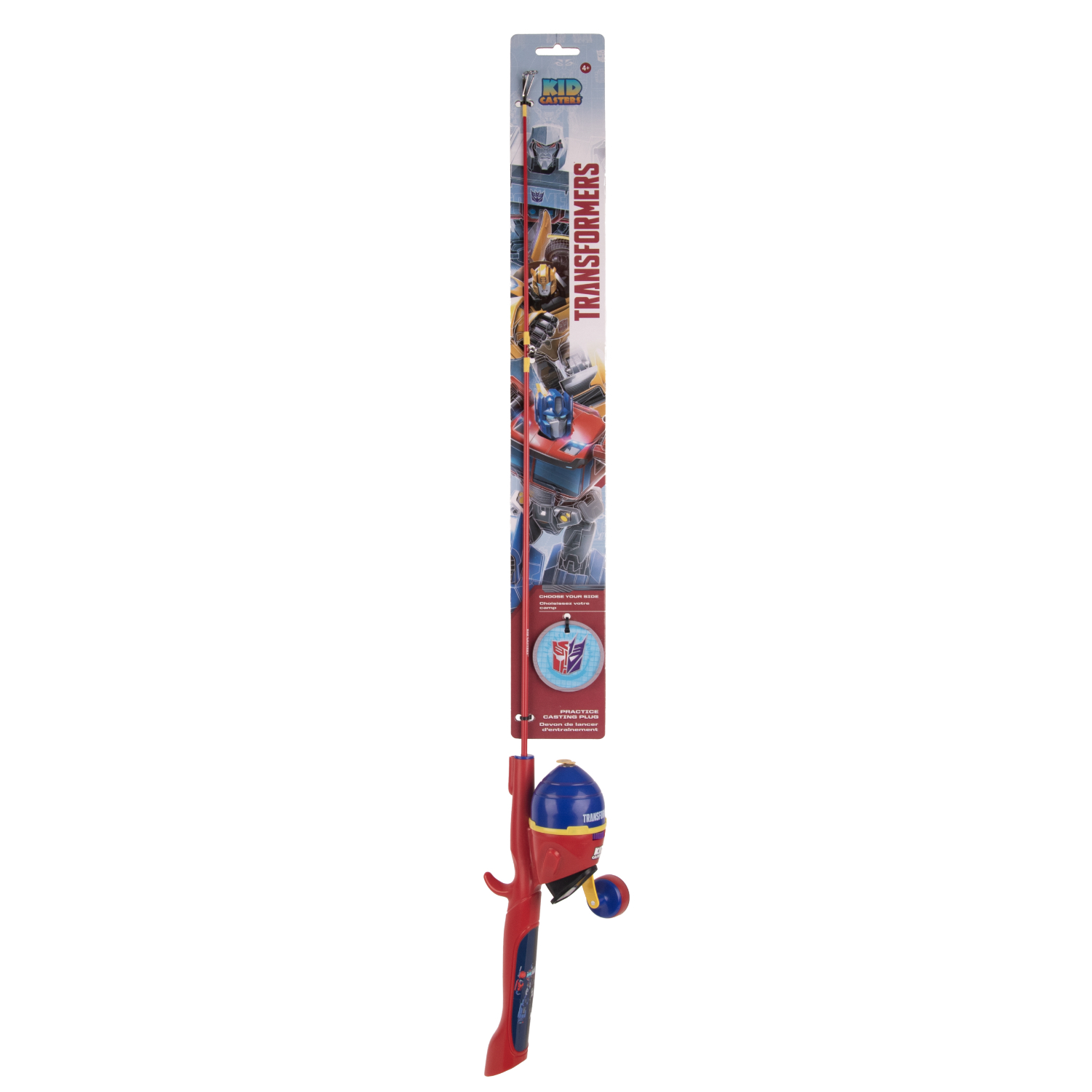 Kid Casters Transformers Youth Fishing Rod Combo Kit photo 1