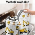 thumbnail image 5 of Cartoon Construction Vehicles Roads White Pattern Bathroom Rugs Mat,Non Slip Microfiber Bathroom Rug,Rubber Backing,Soft Bathroom Mats for Bathroom Floor,Tub and Shower,20x32in(50x80cm), 5 of 5