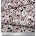 thumbnail image 2 of Soimoi Cotton Voile Fabric Crossbone & Skull Halloween Print Fabric by Yard 42 Inch Wide, 2 of 3