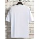 thumbnail image 2 of [Creative Letter Graphic Print Tee] Ultra-Soft Creative Letter Graphic Print T-Shirt - Comfort-Fit Crew Neck, Breathable, Moisture-Wicking, Casual Summer Tee, 2 of 5