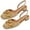 Apricot, variant on Women Sandals Cover Toes Lower Heel Ring Decor Woman Sandals Elegant Office Shoes for Daily Wear