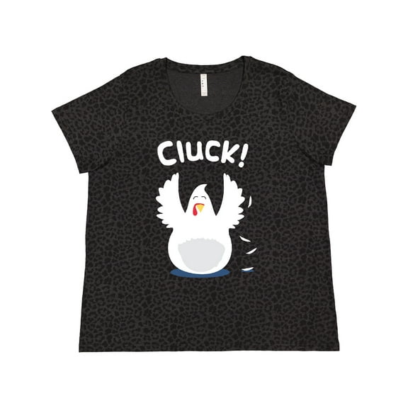 Inktastic Chicken Barnyard Farm Cluck Women's Plus Size T-Shirt