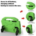 thumbnail image 2 of Kids Friendly Tablet Case for Samsung Galaxy Tab A 8.0" 2017 (Model SM-T380 or SM-T385) - Portable Handle Case EVA Foam Protector Shockproof Hard Rugged Cover with Stand (Green), 2 of 2
