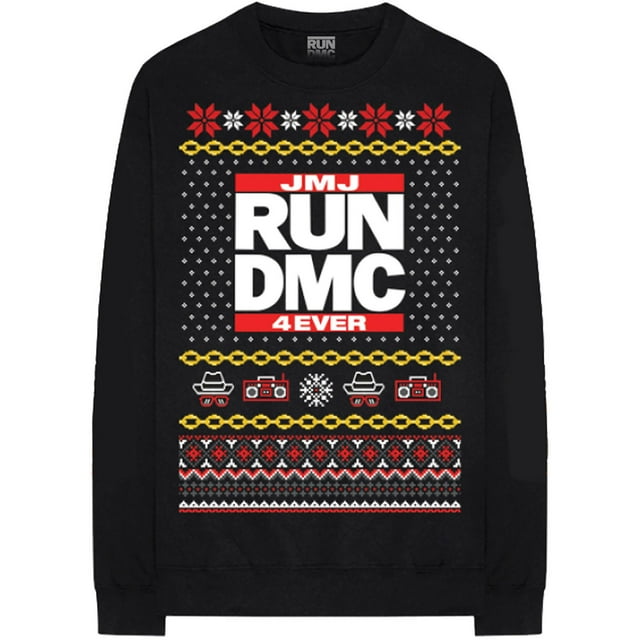 Run DMC Adult Holiday Christmas Sweatshirt