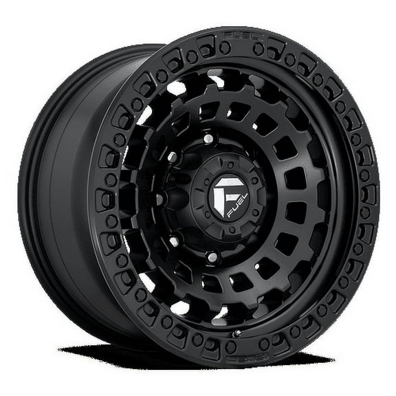 Fuel 1PC Aluminum Rim D633 ZEPHYR 18X9in Matte Black Finish, D63318908450