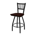 thumbnail image 2 of XL 810 Contessa 36" Swivel Extra Tall Bar Stool with Anodized Nickel Finish and Black Vinyl Seat, 2 of 2