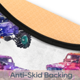 thumbnail image 4 of CURLYOOT Cars Monster Trucks 5.2ft Round Rug for Living Room, Large Washable Area Rug, Non Slip Floor Mat Indoor Rugs for Bedroom, Dining Room, Offices, Entryway, 4 of 7