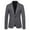 Dark Gray, variant on jjayotai Mens Tops Clearance Men's Herringbone Tweed Blazer Suit Notch Lapel One-button Wool Blend Sport Coat Jacket Costume