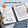 thumbnail image 1 of YAOMOBB File Clamp Binder Waterproof A4 Clipboard File Cover with Storage Foldable Organizer Case for Documents, 1 of 6