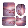 thumbnail image 1 of MesaSe Shower Curtain Set  Rainforests Beaches Patterns Printing Bathroom Hotel Toilet Cover Mats  Non-Slip Washroom Kitchen Rugs, 1 of 6