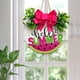 thumbnail image 2 of Letrero colgante de madera de Hello Summer, colgador de puerta con lazo, señal de bienvenida, decoración de porche para panadería, cafetería, regalo, 2 of 9