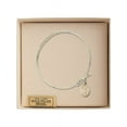 thumbnail image 3 of 6 1/4 inch Round Eye Hook Bangle Bracelet w/ St. Joan of Arc in Gold-Filled, 3 of 3