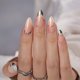 thumbnail image 1 of Set Press On Nails BtartBox Almond French Tip Silver 30, 1 of 7