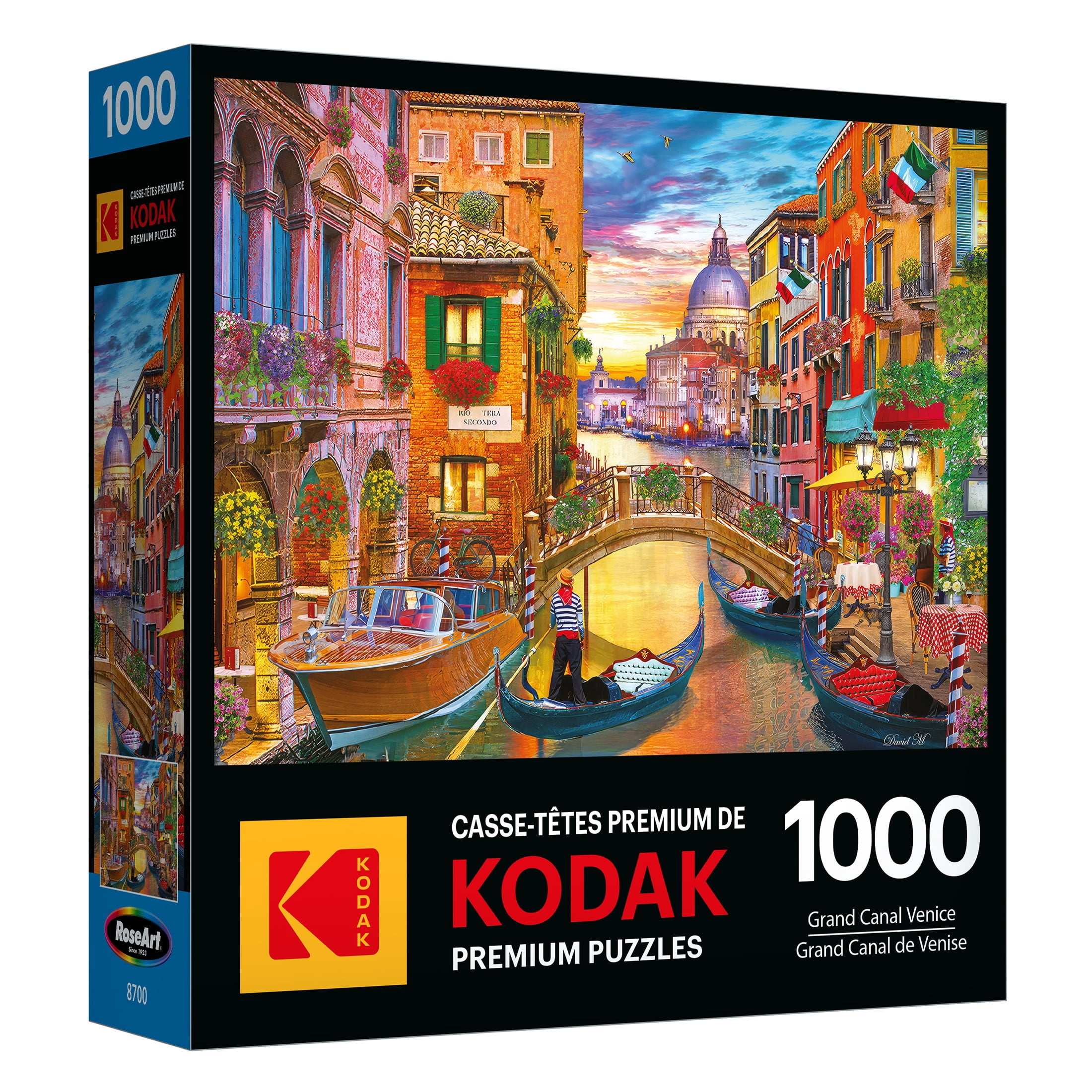RoseArt Kodak 1000-Piece Grand Canal Venice Adult Interlocking Jigsaw Puzzle