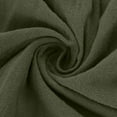 thumbnail image 5 of Busydd Summer Dresses for Women 2025 Plus Size Dresses S-5XL Solid Color Round Neck Linen Dress Short Sleeve Oversized Sundresses for Women Trendy Pleated Casual Dresses for Women Army Green 3XL, 5 of 8