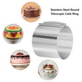 Bread Loaf Pan Moldes Para Pasteles Adjustable Cake Ring 6 To 12 Inch