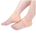 thumbnail image 3 of Qarigey 1 par de tirantes de silicona para el talón, protectores de soporte para pies reutilizables antideslizantes, plantillas para mujeres y Accesorios de calzado Color de piel, 3 of 6