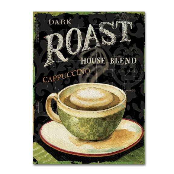 Trademark Fine Art "Today's Coffee III" Canvas Art by Lisa Audit