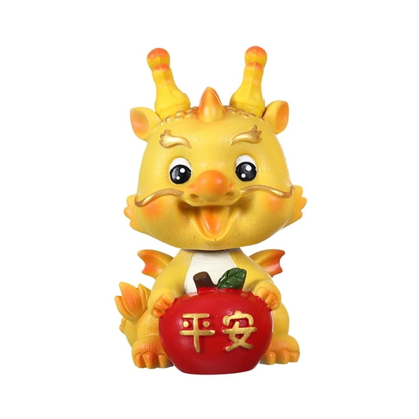 Alcancía de dragón, estatua de dragón, alcancía, figura china para dormitorio y comedor. estilo A
